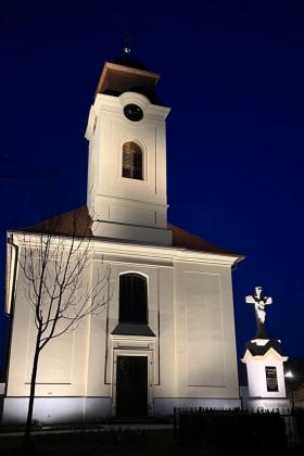 Venkovní osvětlení kostel, Kostelní Lhota