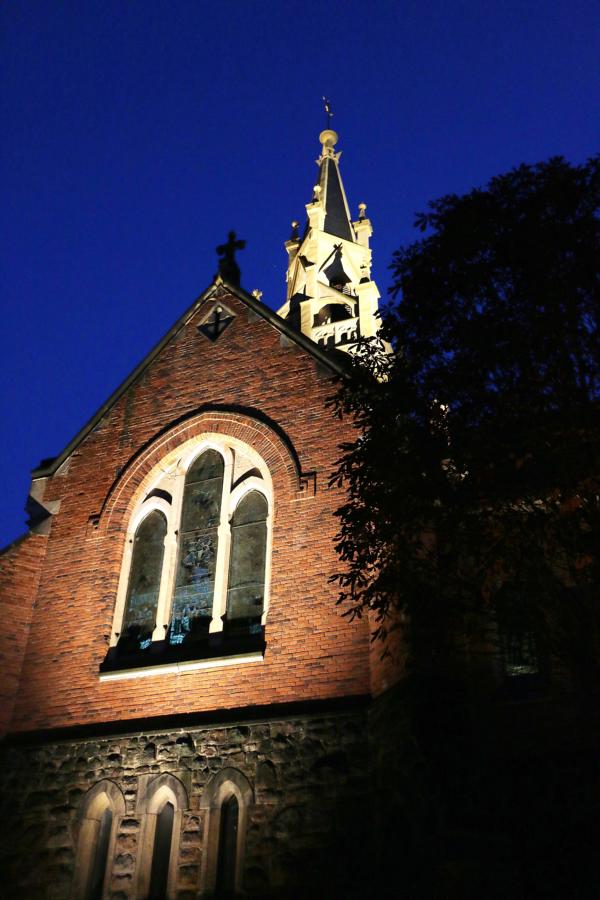 Slavnostní osvětlení kostela sv. Lukáše 